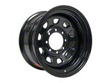 Vision Wheel D Window Steel Gloss Black 8-Lug Wheel; 17x9; -12mm Offset (03-09 RAM 3500 SRW)