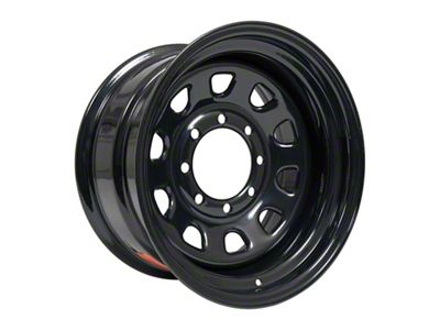 Vision Wheel D Window Steel Gloss Black 8-Lug Wheel; 17x9; -12mm Offset (03-09 RAM 3500 SRW)