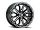 Vision Wheel Korupt Gloss Black Milled 6-Lug Wheel; 17x9; 12mm Offset (04-08 F-150)