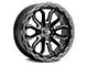 Vision Wheel Korupt Gloss Black Milled 6-Lug Wheel; 18x9; 12mm Offset (04-08 F-150)