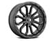 Vision Wheel Korupt Satin Black 6-Lug Wheel; 18x9; 12mm Offset (04-08 F-150)