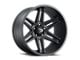 Vision Wheel Razor Satin Black 6-Lug Wheel; 20x10; -25mm Offset (04-08 F-150)