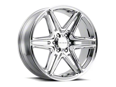 Vision Wheel Wedge Chrome 6-Lug Wheel; 24x9.5; 30mm Offset (04-08 F-150)