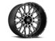 Vision Wheel Rocker Anthracite with Satin Black Lip 6-Lug Wheel; 20x12; -51mm Offset (07-13 Sierra 1500)