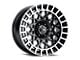 Vision Wheel Savage Gloss Black with Machined Lip 6-Lug Wheel; 18x8.5; 12mm Offset (07-13 Sierra 1500)