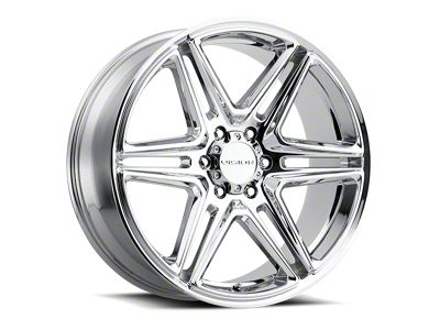 Vision Wheel Wedge Chrome 6-Lug Wheel; 22x9.5; 30mm Offset (07-13 Sierra 1500)