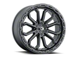 Vision Wheel Korupt Satin Black 8-Lug Wheel; 20x9; 12mm Offset (11-14 Sierra 2500 HD)