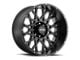 Vision Wheel Rocker Satin Black 8-Lug Wheel; 20x12; -51mm Offset (11-14 Sierra 2500 HD)