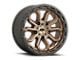 Vision Wheel Korupt Satin Bronze 8-Lug Wheel; 20x9; 12mm Offset (11-14 Sierra 3500 HD SRW)