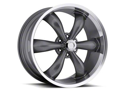 Vision Wheel Legend 5 Gunmetal Machined 6-Lug Wheel; 20x9; 20mm Offset (07-14 Yukon)