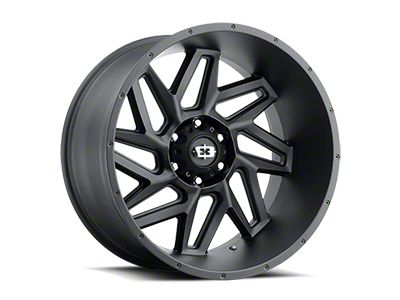 Vision Wheel Spyder Satin Black 8-Lug Wheel; 20x10; -25mm Offset (08-10 F-250 Super Duty)