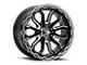 Vision Wheel Korupt Gloss Black Milled 8-Lug Wheel; 20x9; -12mm Offset (11-16 F-250 Super Duty)