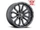 Vision Wheel Korupt Satin Black 8-Lug Wheel; 17x9; -12mm Offset (11-16 F-350 Super Duty SRW)