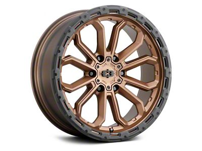 Vision Wheel Korupt Satin Bronze 6-Lug Wheel; 18x9; -12mm Offset (14-18 Sierra 1500)