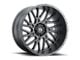 Vision Wheel Brawl Satin Black 6-Lug Wheel; 20x9; 12mm Offset (14-18 Silverado 1500)