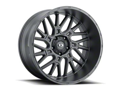 Vision Wheel Brawl Satin Black 6-Lug Wheel; 20x9; 12mm Offset (15-20 F-150)