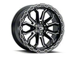 Vision Wheel Korupt Gloss Black Milled 6-Lug Wheel; 17x9; 12mm Offset (15-20 F-150)