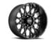 Vision Wheel Rocker Satin Black 8-Lug Wheel; 20x12; -51mm Offset (15-19 Sierra 3500 HD SRW)