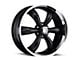 Vision Wheel Legend 5 Gloss Black Machined 6-Lug Wheel; 20x9; 20mm Offset (15-20 Yukon)