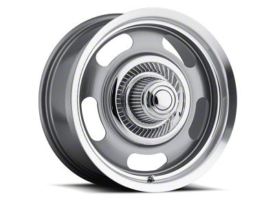 Vision Wheel Rally Gunmetal Machined 6-Lug Wheel; 17x8; 0mm Offset (2024 Ranger)