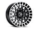 Vision Wheel Savage Gloss Black with Machined Lip 6-Lug Wheel; 18x8.5; 12mm Offset (24-25 Ranger)