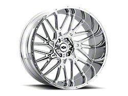 Vision Wheel Brawl Chrome 6-Lug Wheel; 20x9; 12mm Offset (99-06 Sierra 1500)