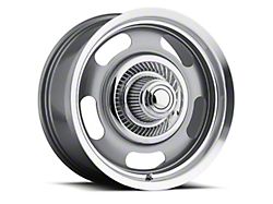 Vision Wheel Rally Gunmetal Machined 6-Lug Wheel; 17x8; 0mm Offset (99-06 Silverado 1500)