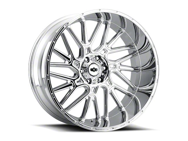 Vision Wheel Brawl Chrome 6-Lug Wheel; 20x9; 12mm Offset (23-24 Canyon)