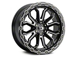 Vision Wheel Korupt Gloss Black Milled 6-Lug Wheel; 18x9; -12mm Offset (23-24 Canyon)