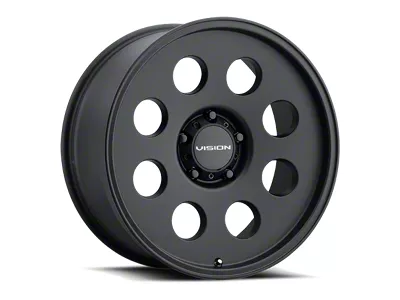 Vision Wheel Midway Satin Black 5-Lug Wheel; 16x8; 0mm Offset (05-11 Dakota)