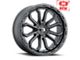 Vision Wheel Korupt Satin Black 8-Lug Wheel; 17x9; -12mm Offset (23-24 F-350 Super Duty SRW)