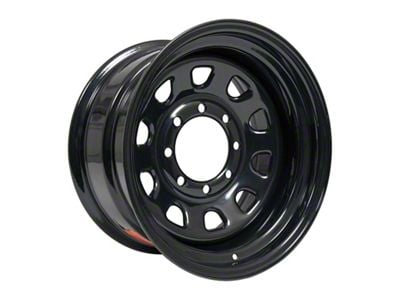 Vision Wheel D Window Steel Gloss Black 8-Lug Wheel; 17x9; -12mm Offset (19-24 RAM 3500 SRW)