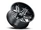 Vision Off-Road Razor Gloss Black Milled 8-Lug Wheel; 22x12; -51mm Offset (11-16 F-350 Super Duty SRW)