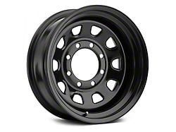 Vision Wheel D Window Steel Gloss Black 6-Lug Wheel; 17x8; -12mm Offset (14-18 Sierra 1500)