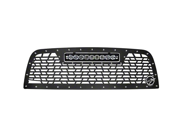 Vision X Upper Replacement Grille with 20-Inch Light Bar Opening; Satin Black (13-18 RAM 2500)