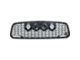 Vision X Upper Replacement Grille with 4.50-Inch CG2 Cannon LED Lights; Satin Black (13-18 RAM 2500)