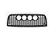 Vision X Upper Replacement Grille with CG2 Cannon Light Opening; Satin Black (13-18 RAM 3500)