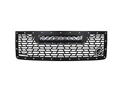 Vision X Upper Replacement Grille with 20-Inch Light Bar Opening; Satin Black (11-14 Sierra 2500 HD)