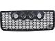 Vision X Upper Replacement Grille with 4.50-Inch CG2 Cannon LED Lights; Satin Black (15-19 Sierra 2500 HD)