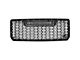 Vision X Upper Replacement Grille with XPR-9M Light Bar; Satin Black (15-19 Sierra 2500 HD)