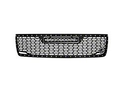 Vision X Upper Replacement Grille with 20-Inch Light Bar Opening; Satin Black (11-14 Silverado 3500 HD)