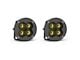 Vivid Lumen Industries FNG RR 3-Inch Round LED Yellow Light Pods; Driving Beam (Universal; Some Adaptation May Be Required)