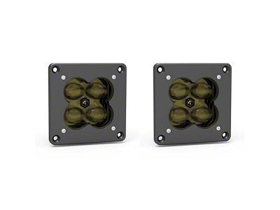 Vivid Lumen Industries FNG RR Series 3-Inch Flush Mount LED Yellow Fog Light Pods (Universal; Some Adaptation May Be Required)