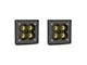 Vivid Lumen Industries FNG RR Series 3-Inch Flush Mount LED Yellow Light Pods; Driving Beam (Universal; Some Adaptation May Be Required)