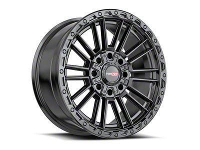 Vortek Off-Road VRT-604 Satin Black 8-Lug Wheel; 22x10; -18mm Offset (01-06 Sierra 2500 HD)