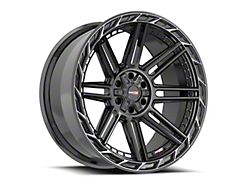 Vortek Off-Road VRP-501 Black Diamond Cut Ring with Dark Tint 6-Lug Wheel; 20x9; 18mm Offset (04-08 F-150)