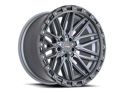 Vortek Off-Road VRT-608 Matte Titanium with Black Bead Ring 6-Lug Wheel; 18x9; 0mm Offset (04-08 F-150)