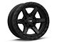 Vortek Off-Road VRT-602 Satin Black 6-Lug Wheel; 18x9; 12mm Offset (07-13 Sierra 1500)