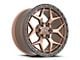 Vortek Off-Road VRT-603 Matte Bronze with Black Bead Ring 6-Lug Wheel; 18x9; -12mm Offset (07-13 Silverado 1500)