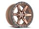 Vortek Off-Road VRT-602 Matte Bronze with Black Bead Ring 6-Lug Wheel; 20x9; 0mm Offset (07-14 Tahoe)